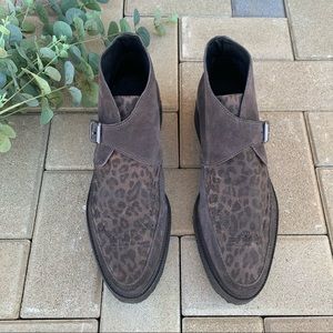 All Saints men’s Spectator animal print boot 11